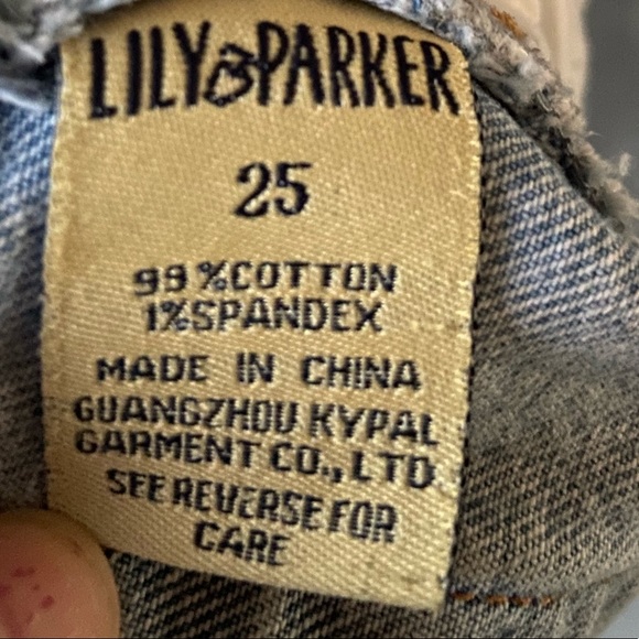 Lily Parker denim buttoned skirt size 25 - Picture 4 of 4